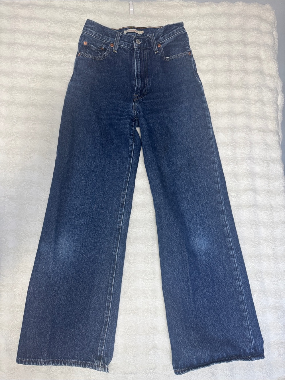 Levi's Premium Ribcage Wide Leg Jeans Size 26x32